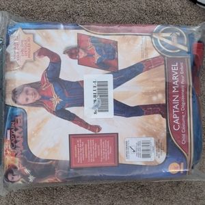 Chasing Fireflies Captain Marvel Kids Costume - Blue and Red